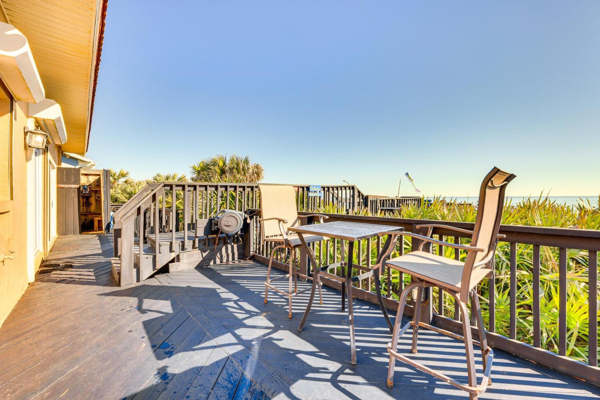 Oceanfront Oasis In Flagler Beach With Deck And Views! Exterior foto