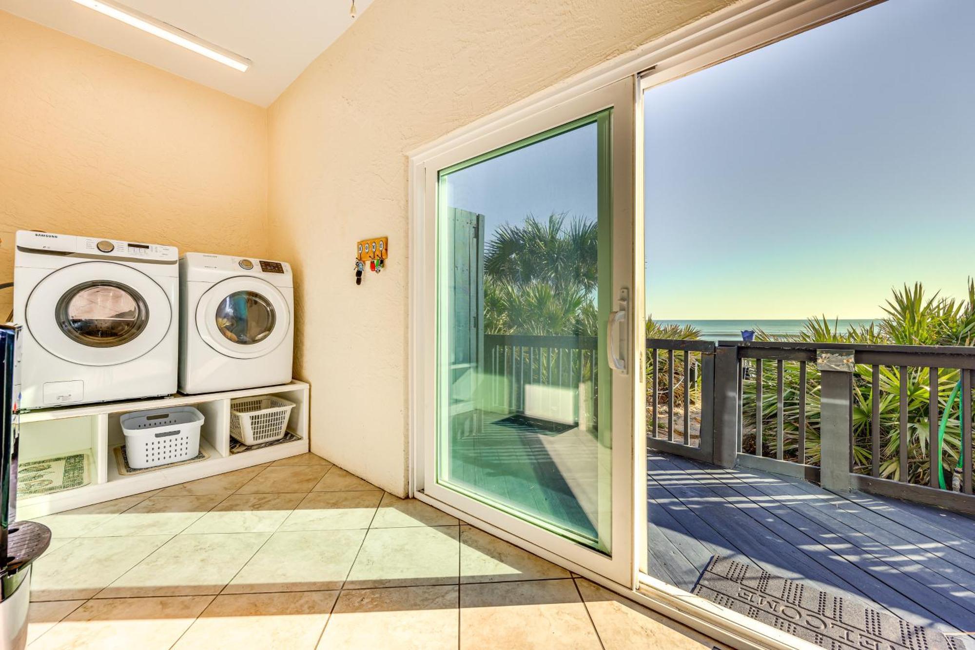 Oceanfront Oasis In Flagler Beach With Deck And Views! Exterior foto